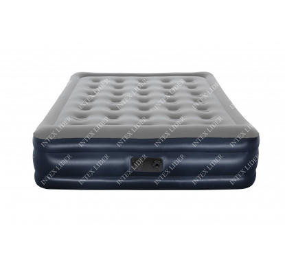 67600 Bestway Надувная кровать Cornerstone Airbed, 203х152х43см, встроенный электронасос